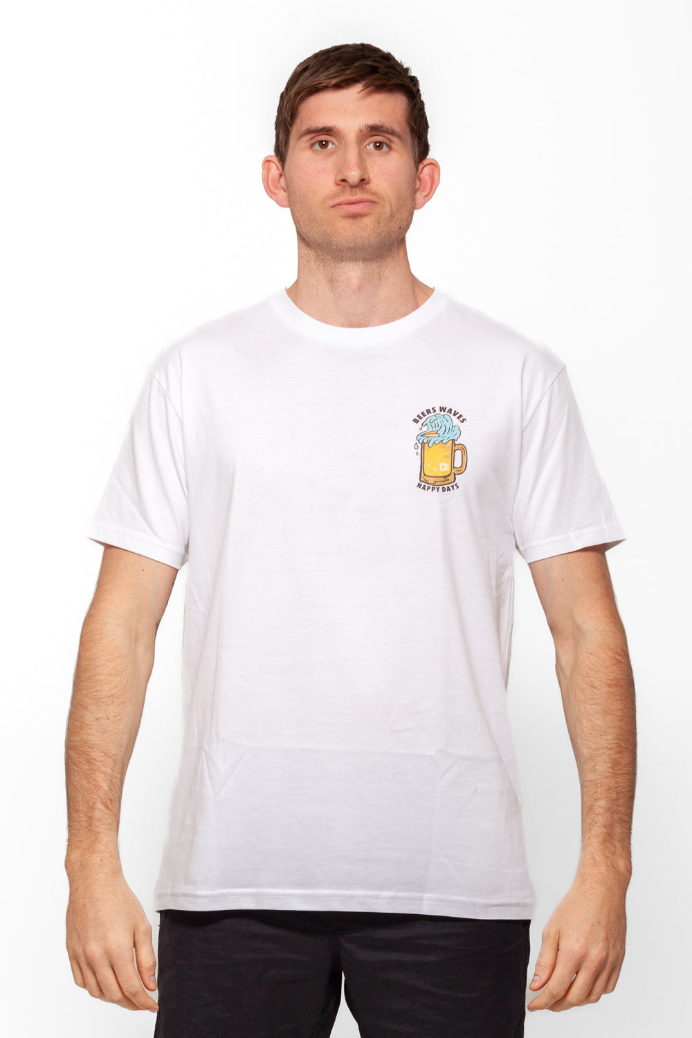 Beers Waves Happy Days T-Shirt