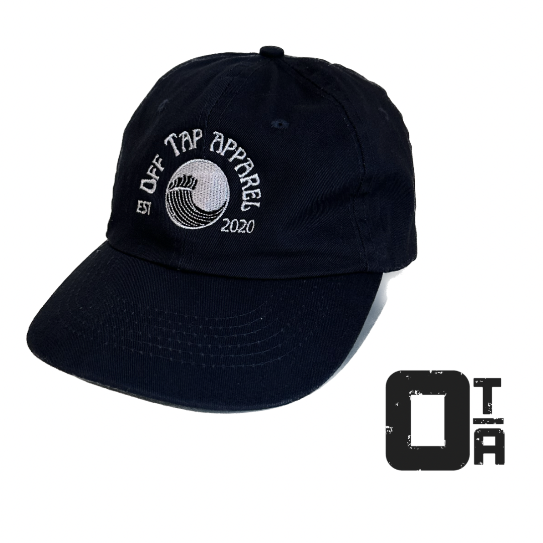 Navy 6 Panel Surf Cap